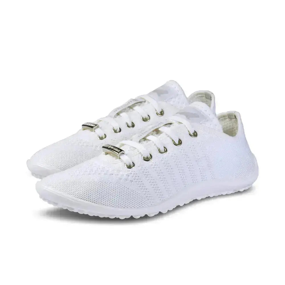 Leguano Go: White - Zapatillas barefoot elegantes unisex
