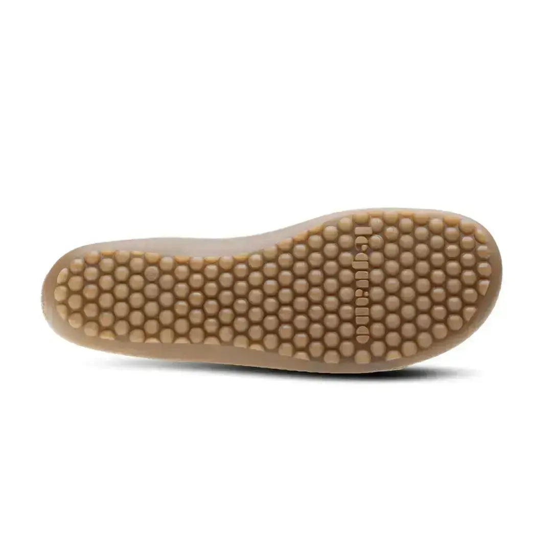 Leguano Jara Sand - Sandalias barefoot elegantes beige para mujer