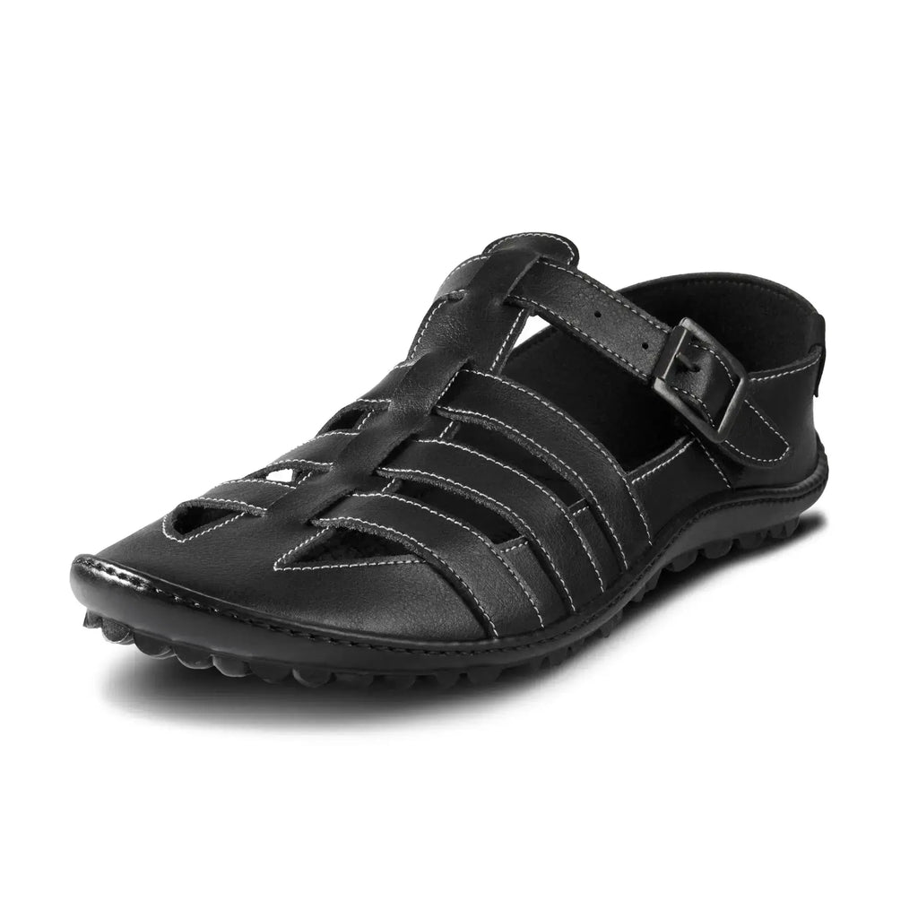 Leguano - Jaro Black - Sandalias barefoot hombre