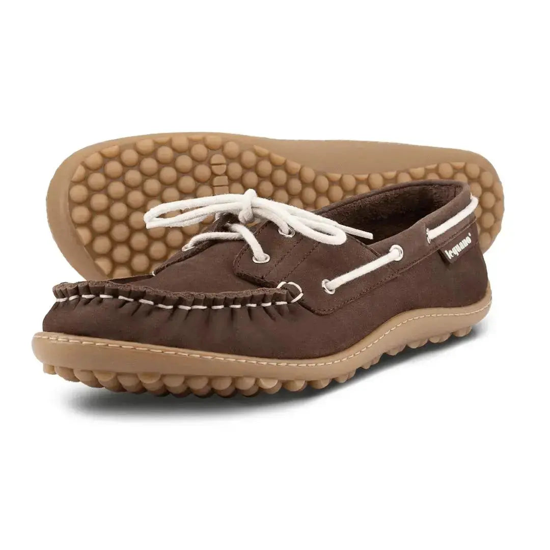 Leguano Moreccasin Mocha - Náuticos Barefoot Unisex Marrones