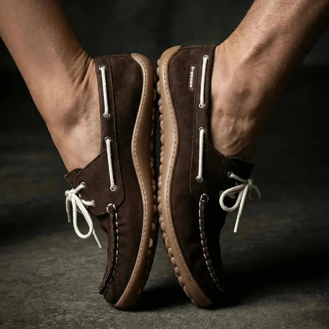 Leguano Moreccasin Mocha - Náuticos Barefoot Unisex Marrones