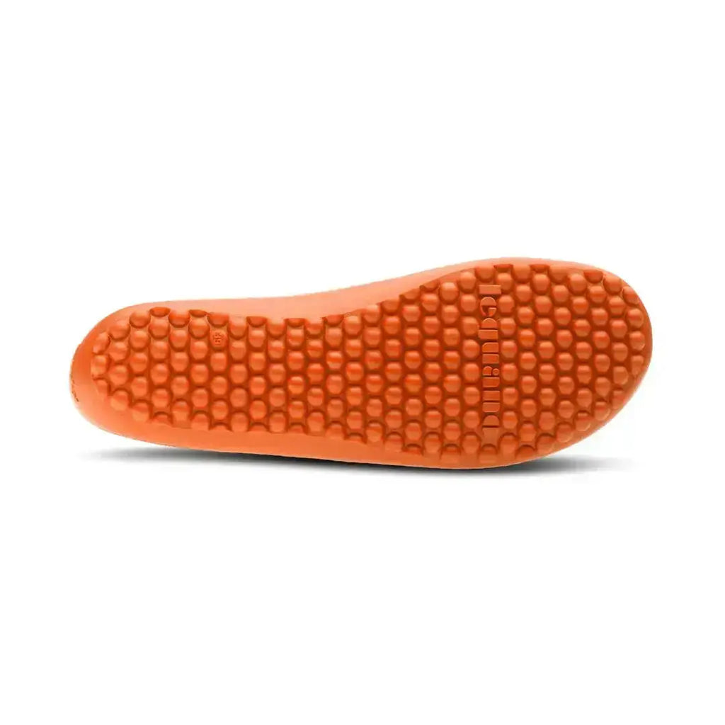 Leguano Slip-ons Flair Orange - Zapatillas sin cordones barefoot ligeras para mujer