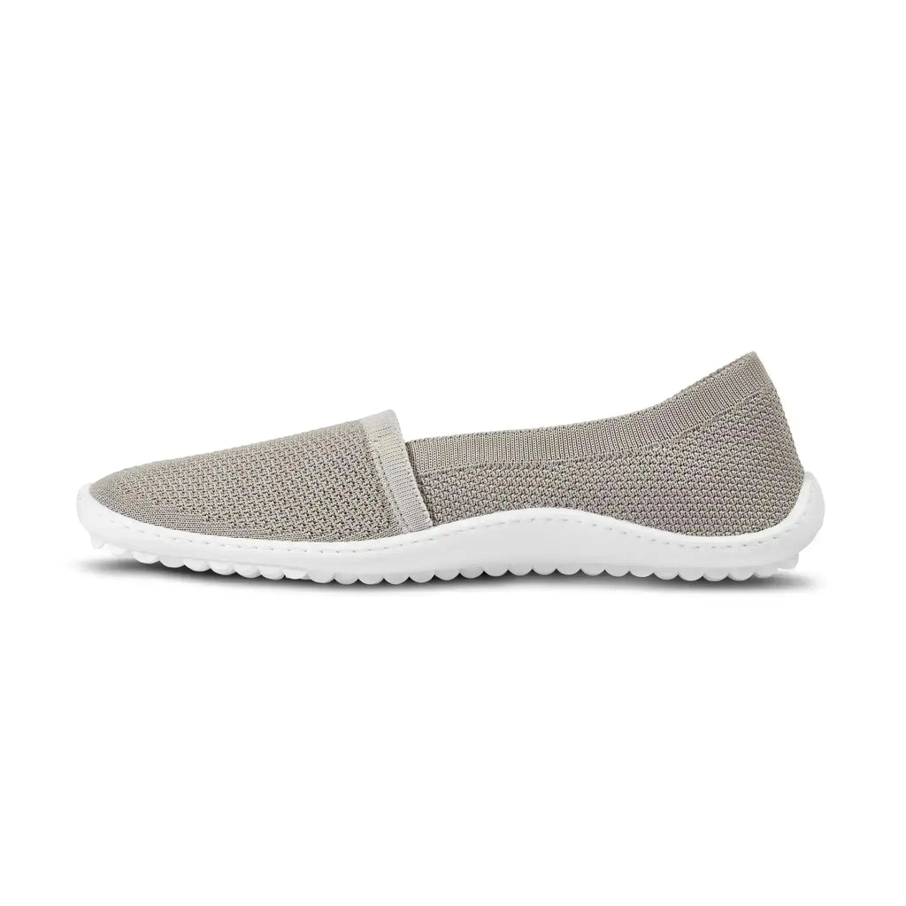 Leguano Slip-ons Flair Sand - Zapatillas barefoot ligeras para mujer