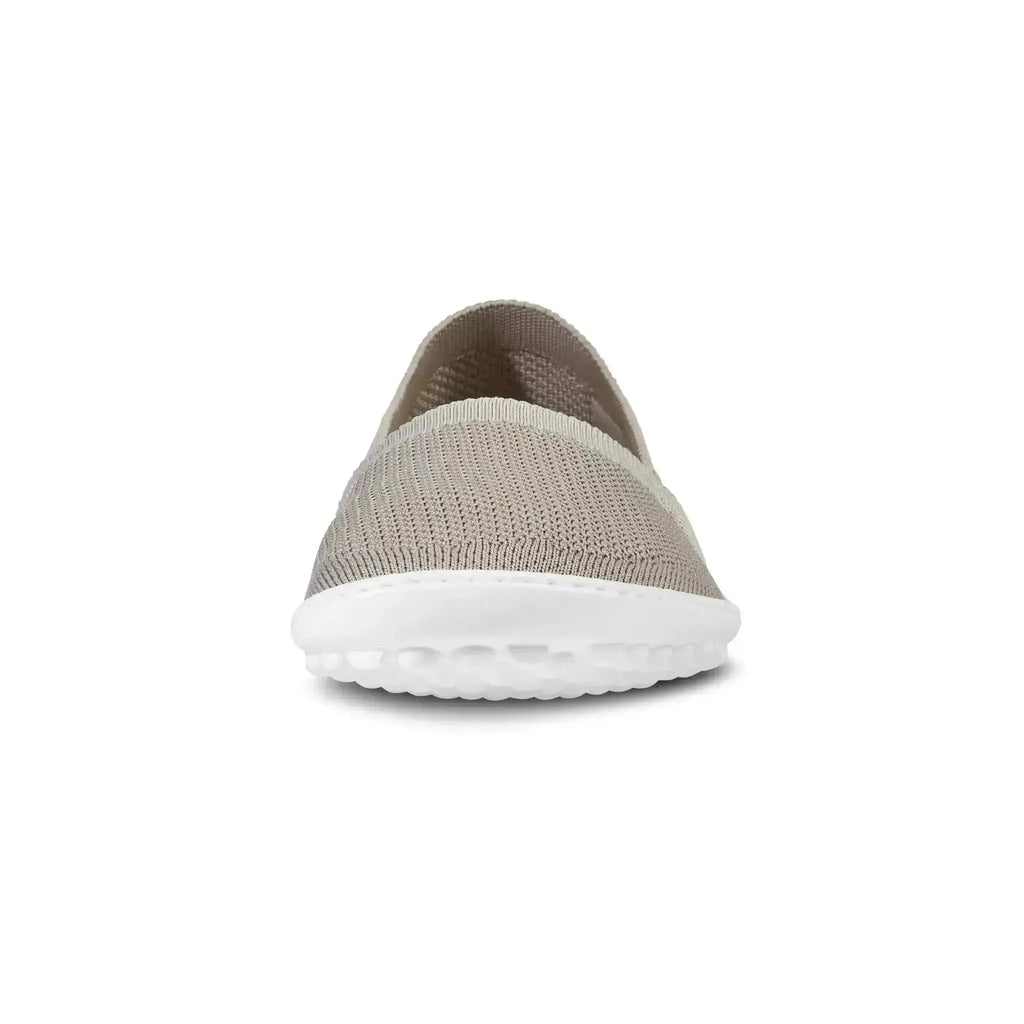 Leguano Slip-ons Flair Sand - Zapatillas barefoot ligeras para mujer