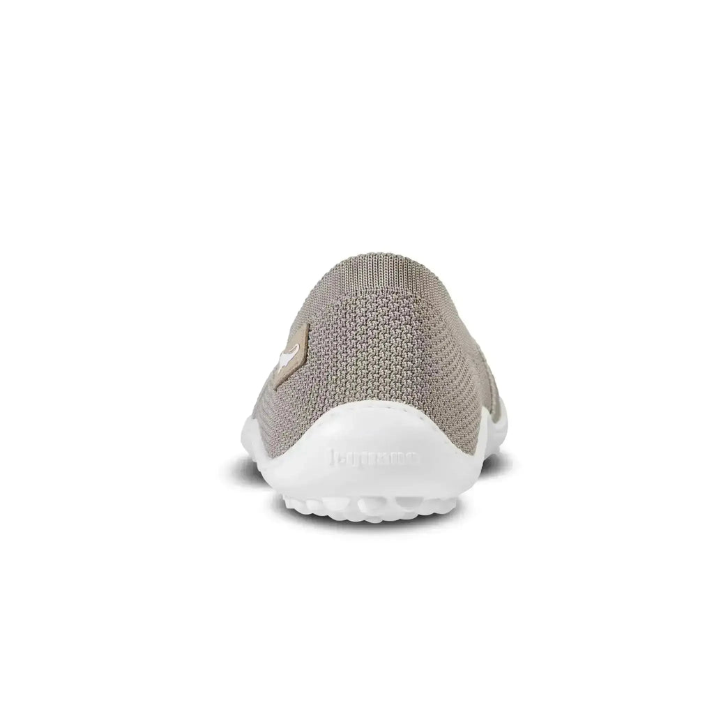 Leguano Slip-ons Flair Sand - Zapatillas barefoot ligeras para mujer