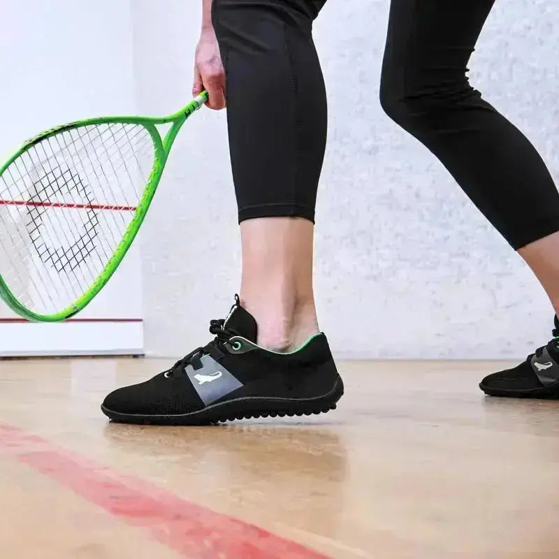 Leguano Spinwyn Black - Zapatillas Barefoot para Entrenamiento y Gimnasio unisex