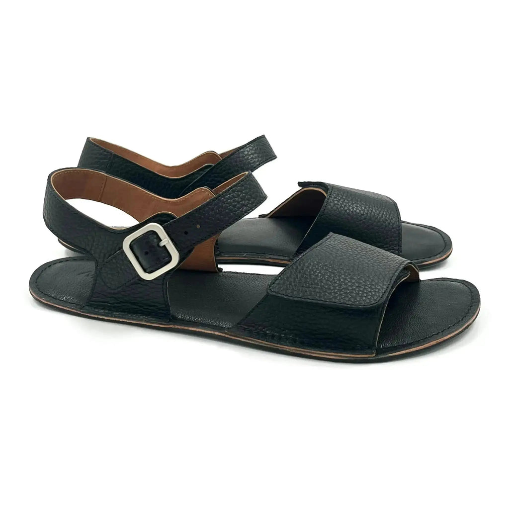 Minimus - Heron Black - sandalias barefoot para hombre negras