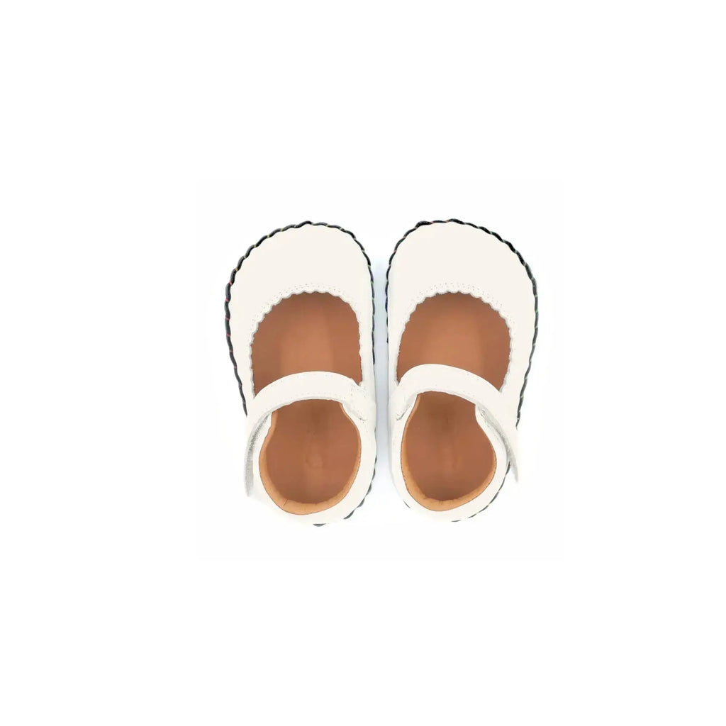 Minimus - Little Dove White - merceditas respetuosas de primeros pasos blancas