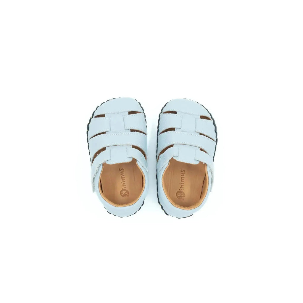 Minimus - Little King Fisher Baby Blue - sandalias respetuosas de primeros pasos azules
