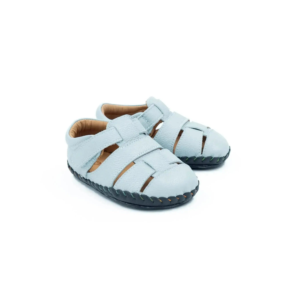 Minimus - Little King Fisher Baby Blue - sandalias respetuosas de primeros pasos azules
