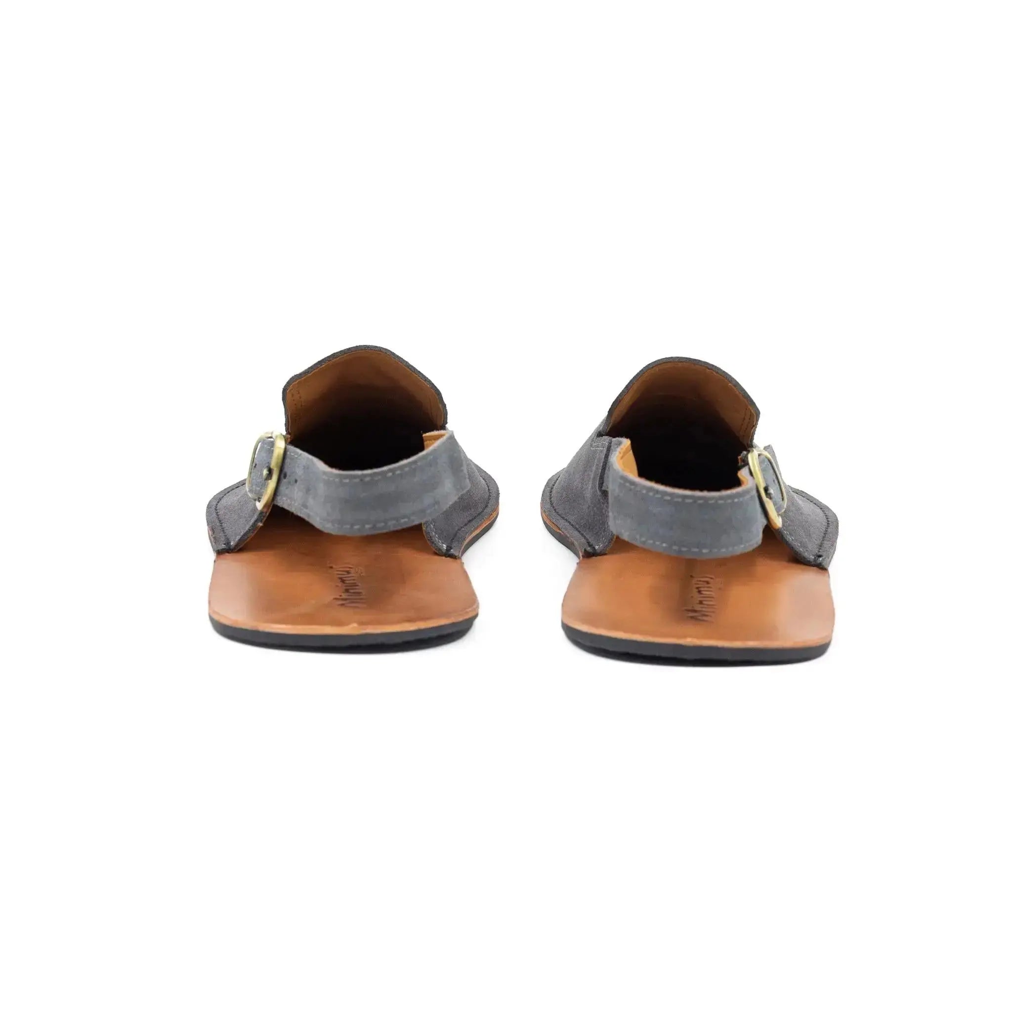 Minimus - Gris Mallard Suede - sabots barefoot gris