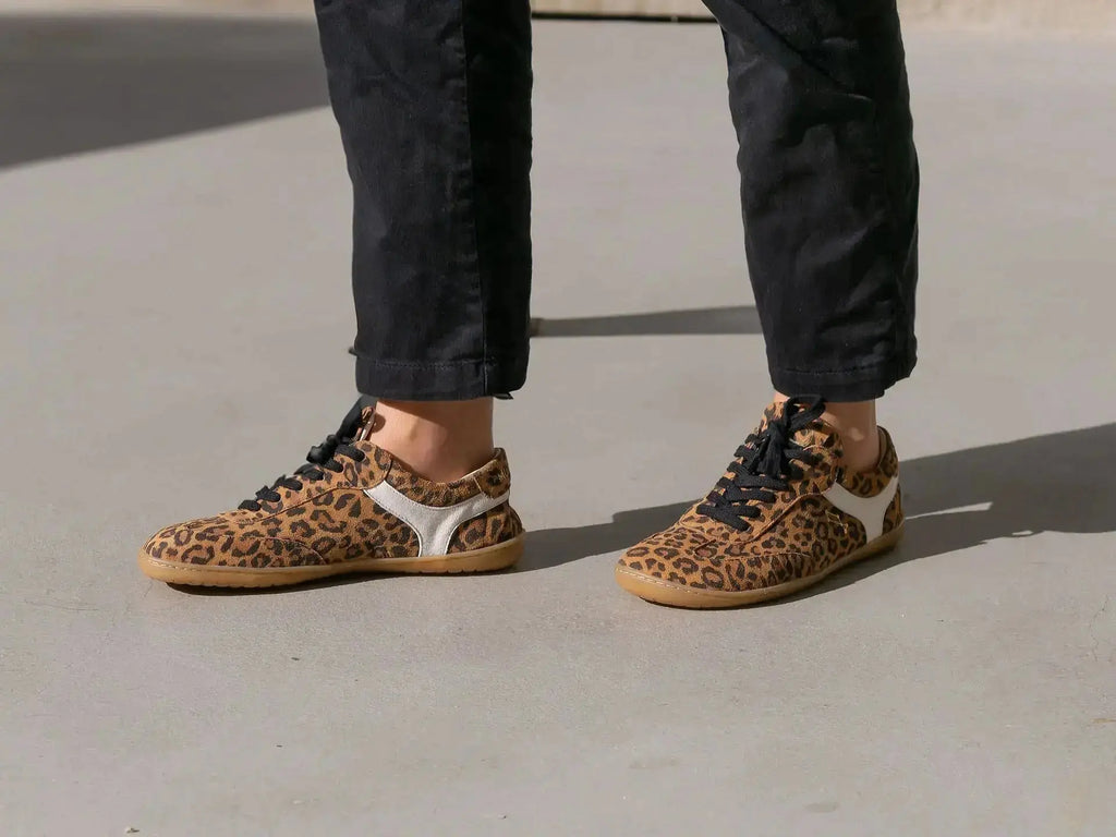 Mukishoes - Lyra Leo - Baskets barefoot léopard