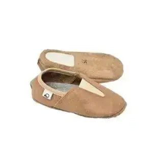 OmaKing - Hip-Hop Eco Brown - zapatillas respetuosas de primeros pasos marrones