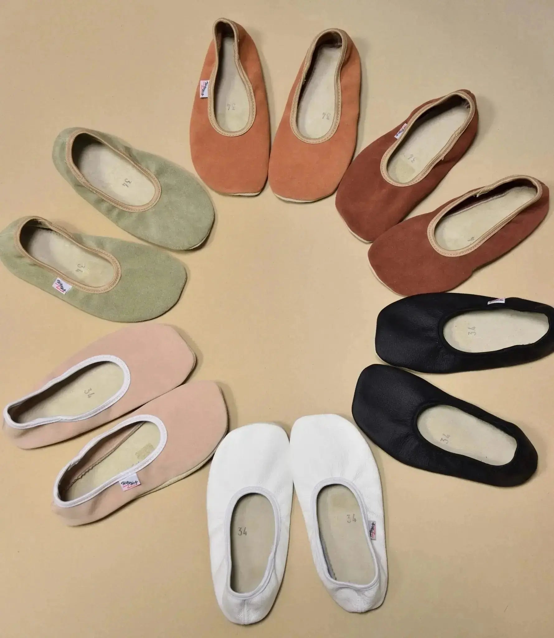 OmaKing - Hip-Hop - Nude - chaussures barefoot de gymnastique