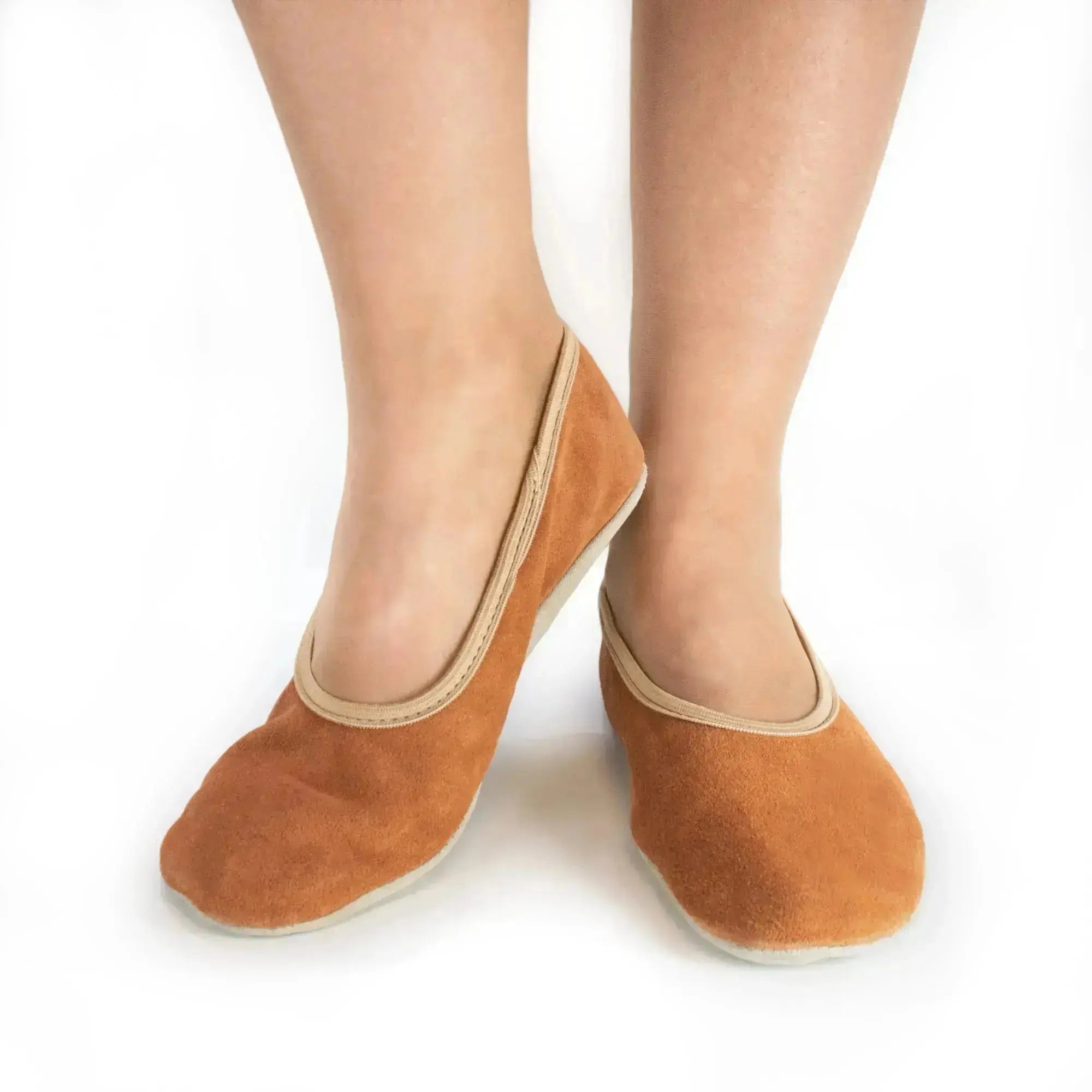 OmaKing - Hip-Hop - Terre cuite - chaussures de gymnastique barefoot