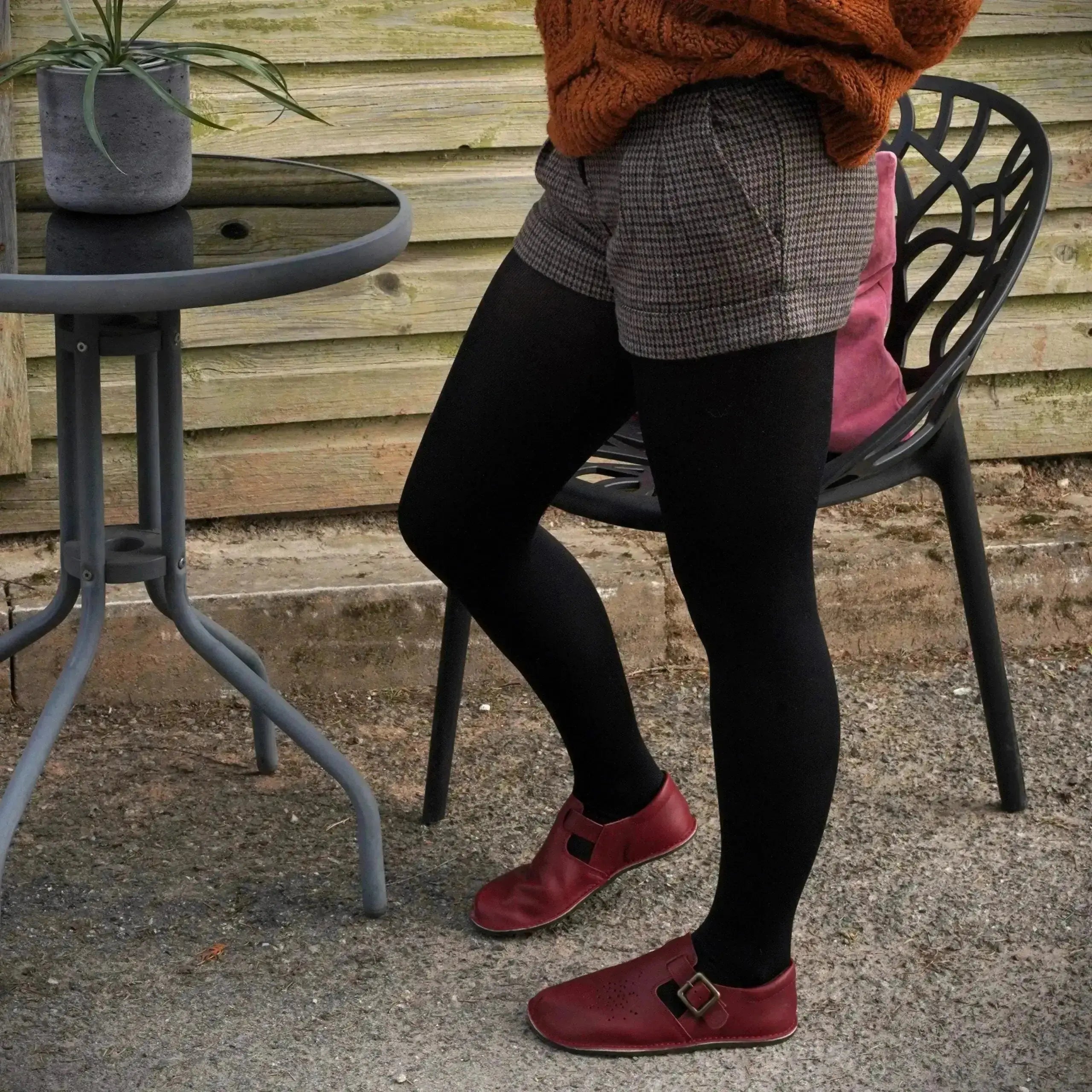 OmaKing - Kuuda Bordeaux - merceditas barefoot para mujer