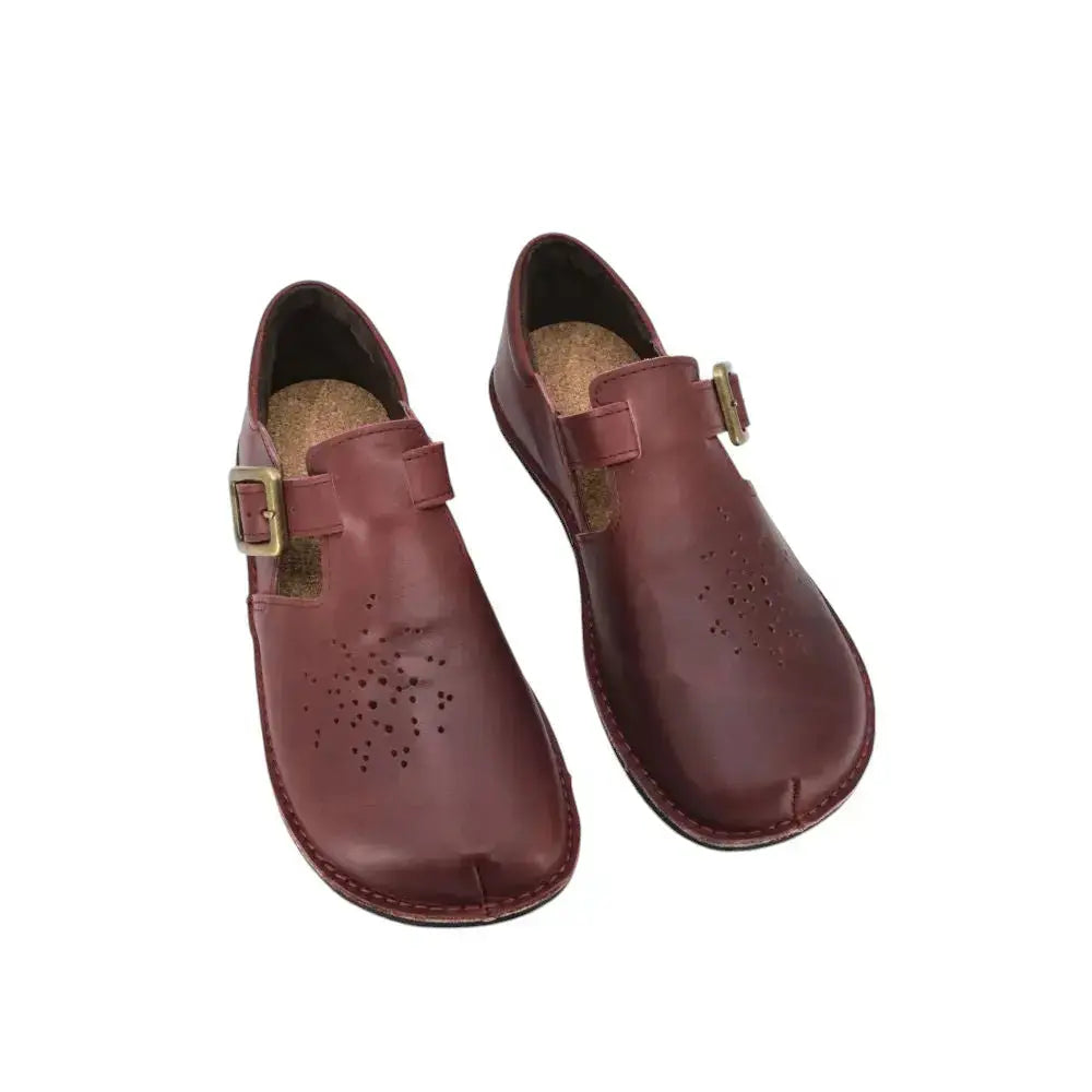 OmaKing - Kuuda Bordeaux - merceditas barefoot para mujer