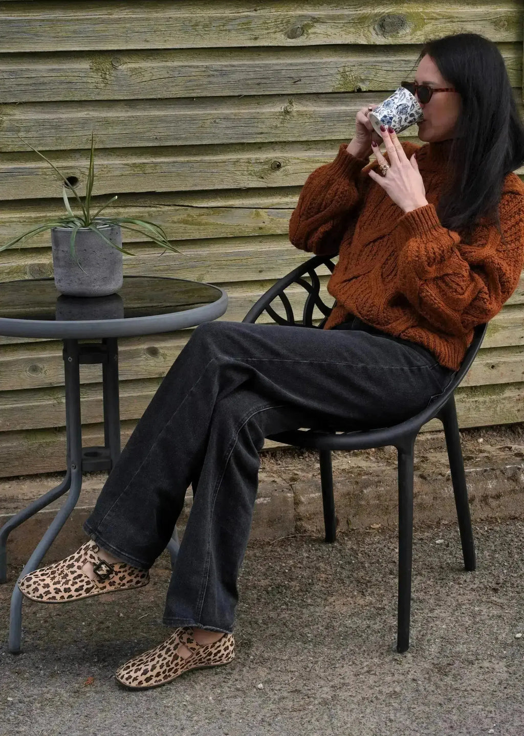 OmaKing - Kuuda Leopard - Merceditas barefoot para mujer