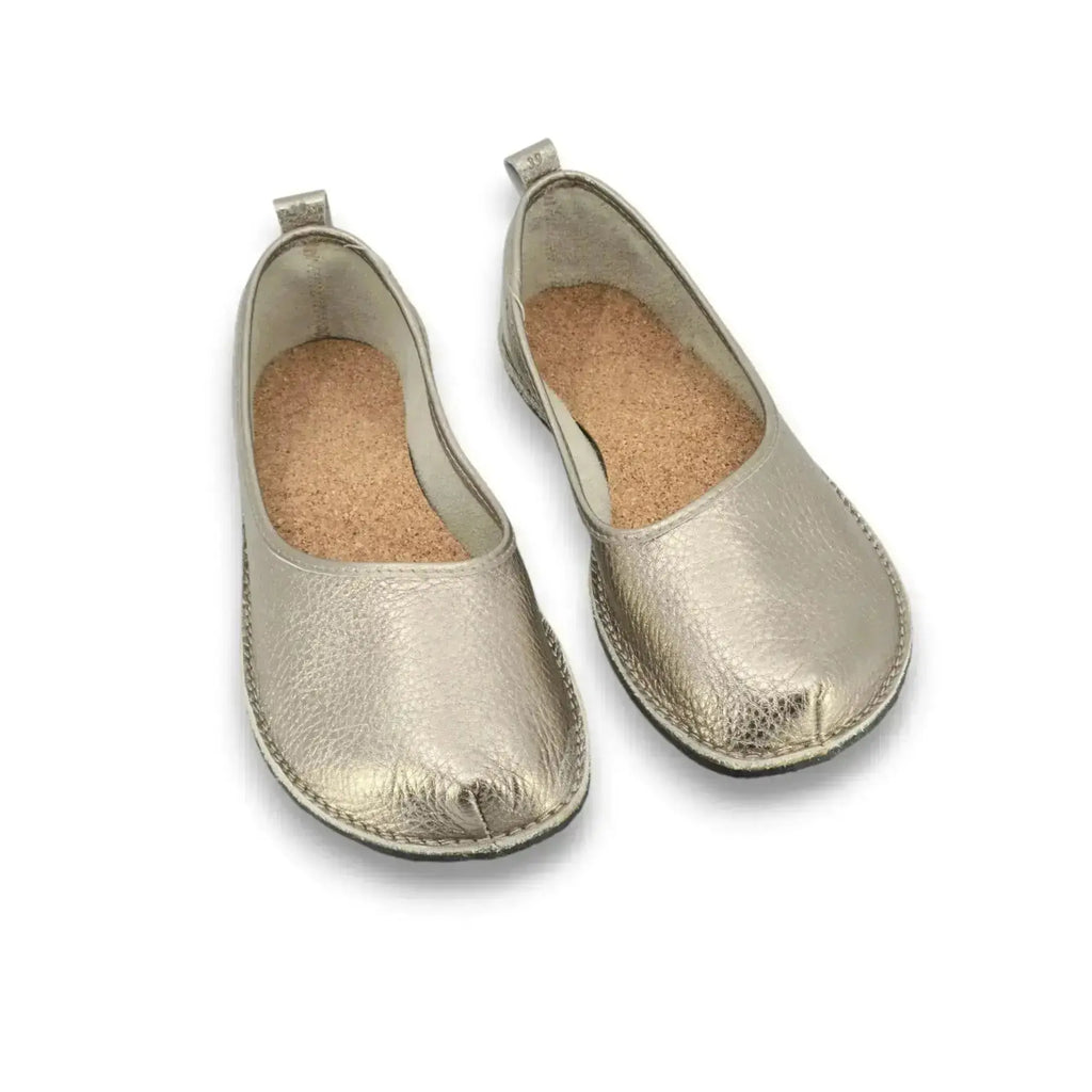 OmaKing Kuutsi Gold - bailarinas barefoot para mujer