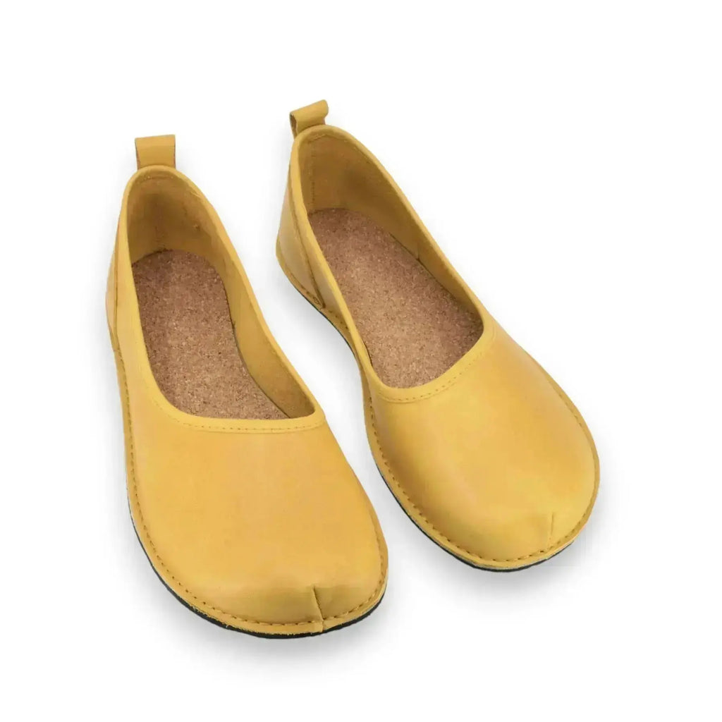 OmaKing Kuutsi Yellow - bailarinas barefoot para mujer