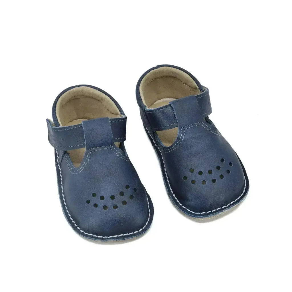 OmaKing - Lusti Blue - chaussons barefoot pour tout-petits