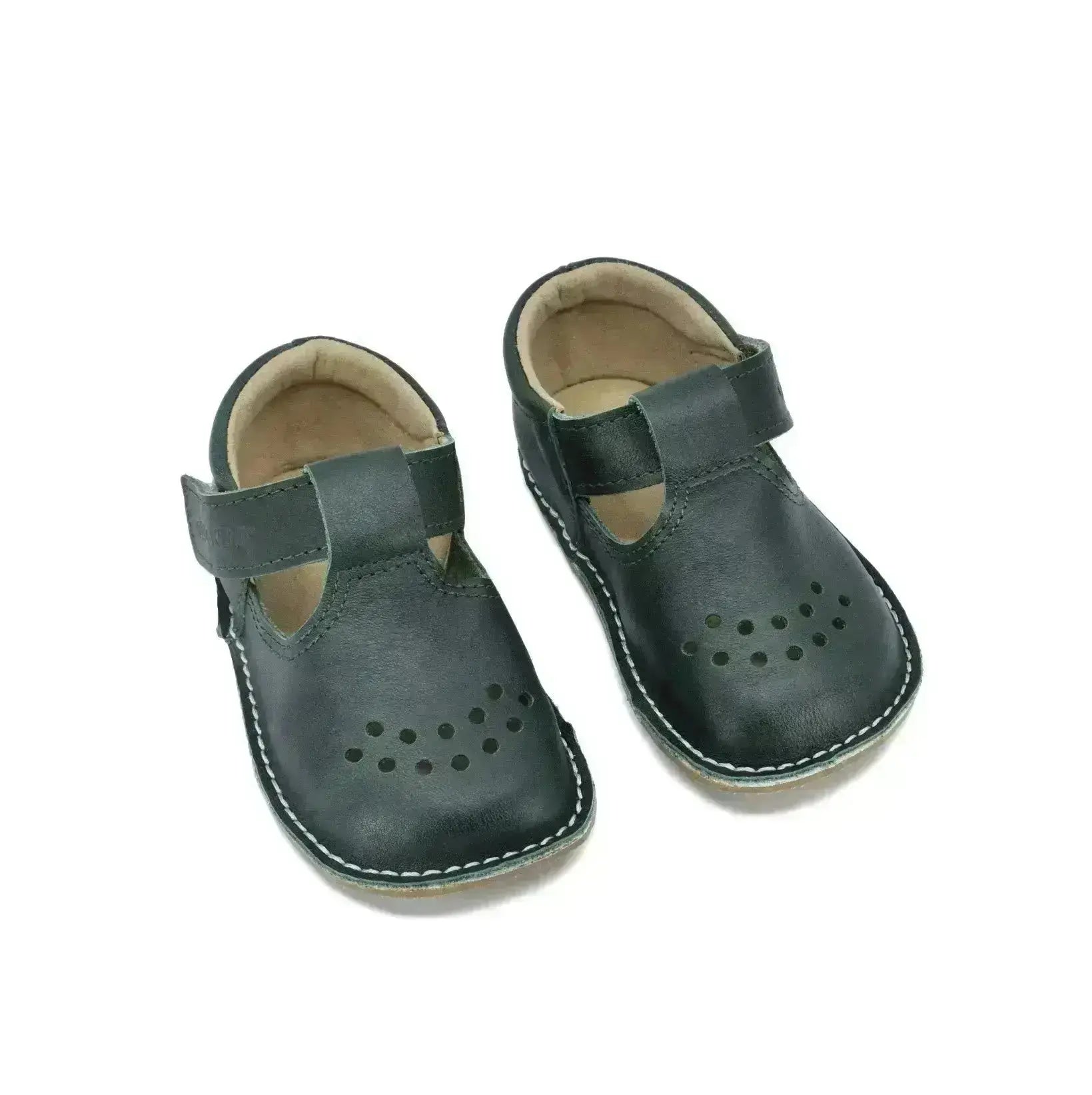 OmaKing - Lusti Green - zapatitos respetuosos de primeros pasos verdes
