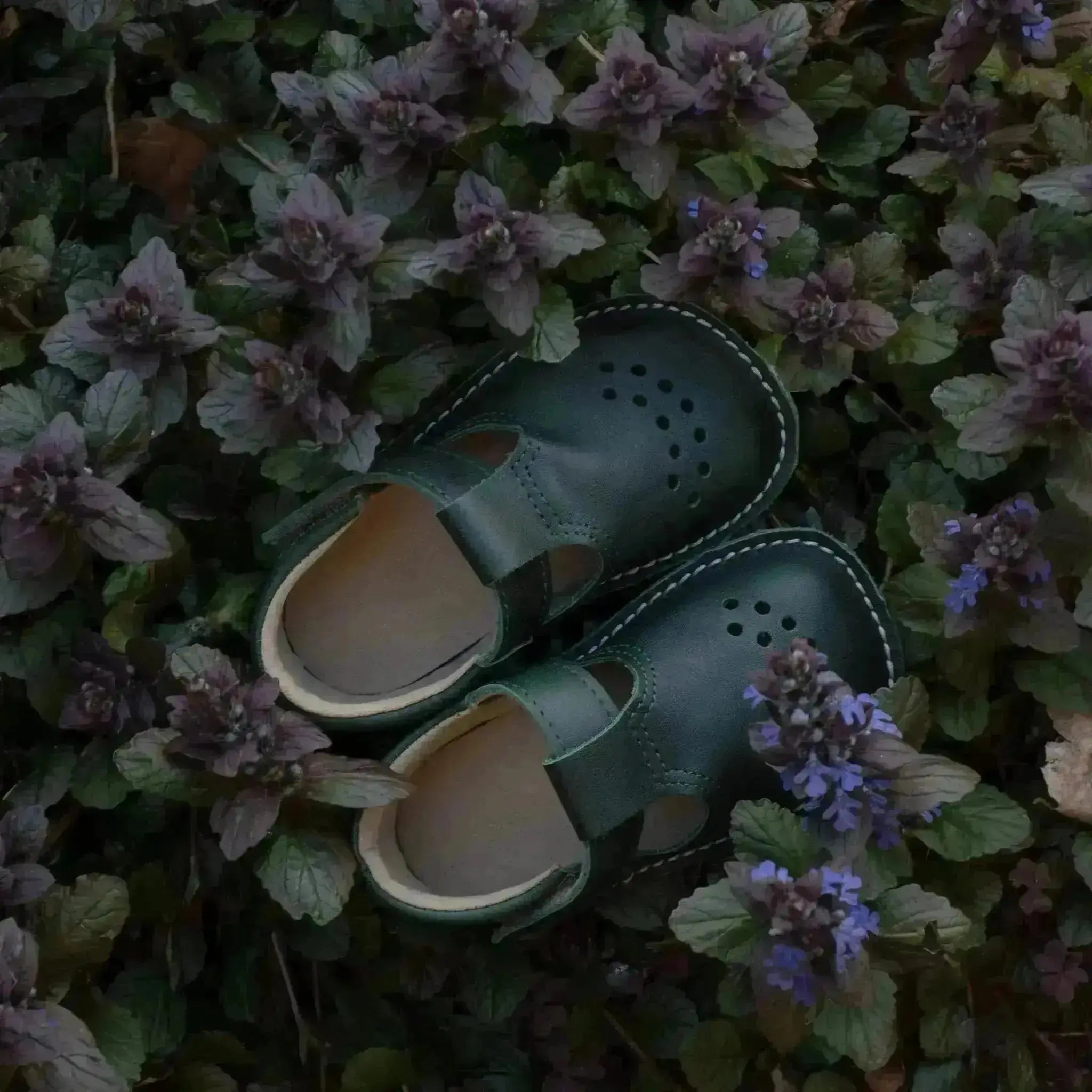 OmaKing - Lusti Green - chaussons barefoot pour tout-petits