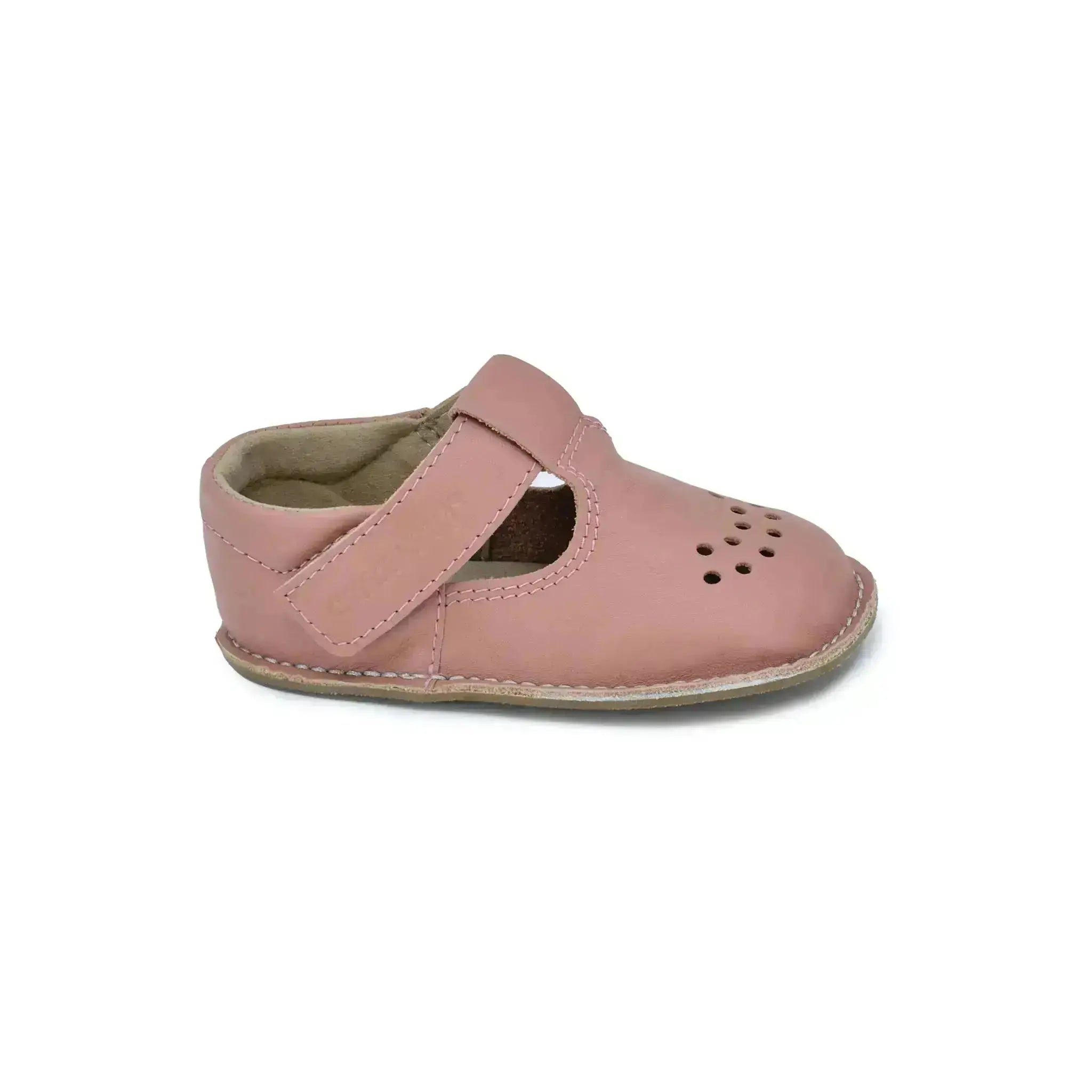OmaKing - Lusti Pink - zapatitos respetuosos de primeros pasos rosas