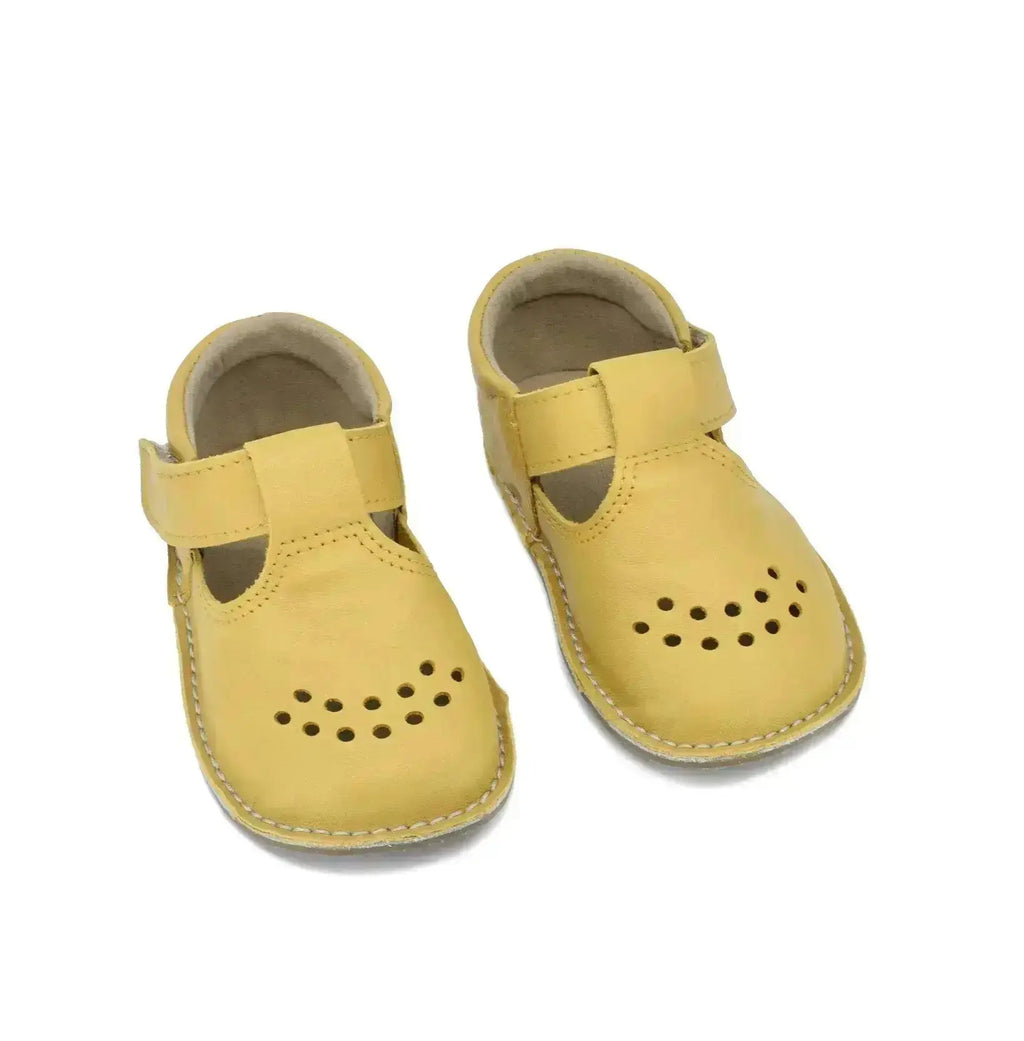 OmaKing - Lusti Jaune - chaussons barefoot pour tout-petits