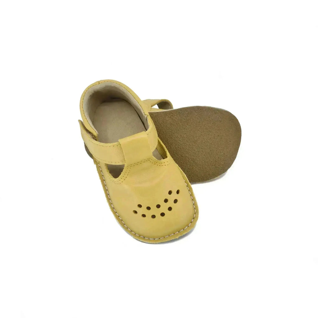 OmaKing - Lusti Jaune - chaussons barefoot pour tout-petits