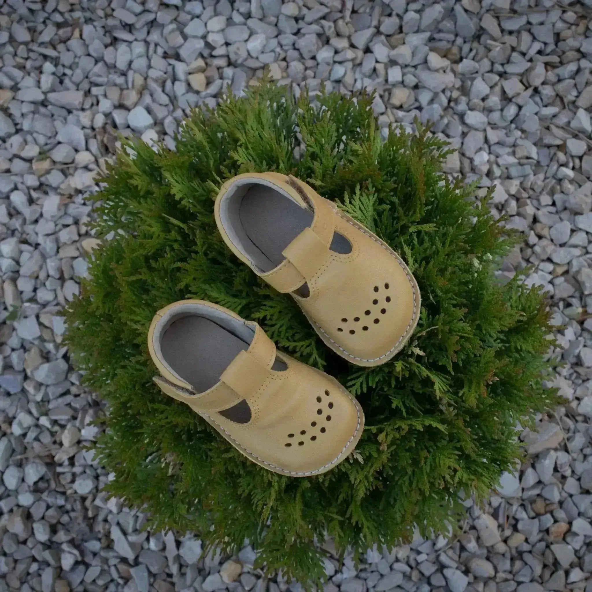 OmaKing - Lusti Jaune - chaussons barefoot pour tout-petits