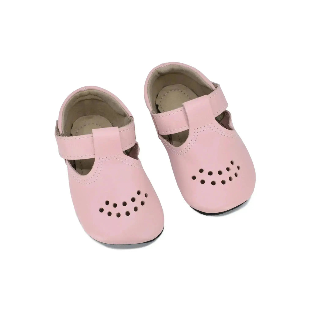 OmaKing Mutsu Pink - zapatitos respetuosos primeros pasos rosa