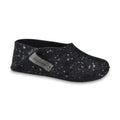 OmaKing - Tohkri Grey & Dots - babuchas de casa barefoot de fieltro unisex