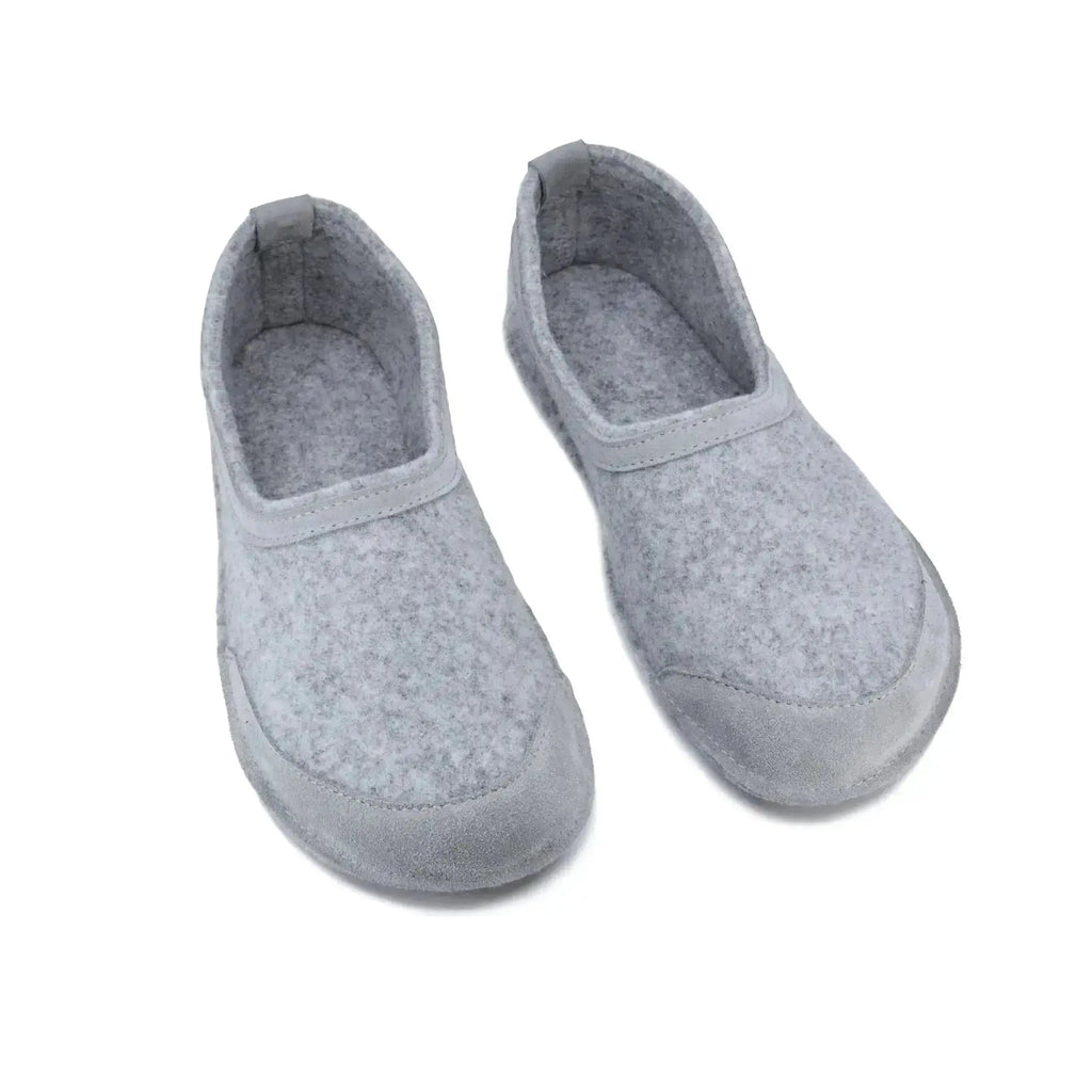 OmaKing - Tuuka Grey - zapatillas de casa barefoot fieltro