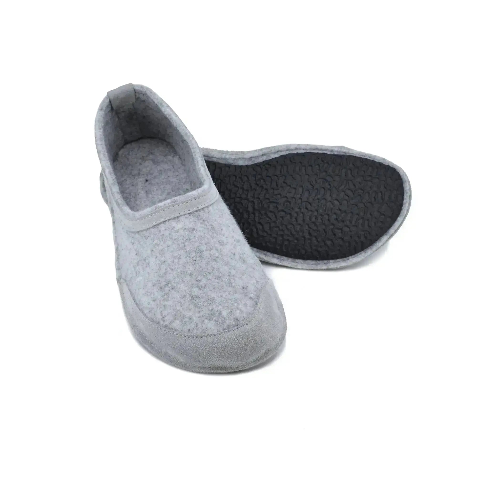OmaKing - Tuuka Grey - zapatillas de casa barefoot fieltro