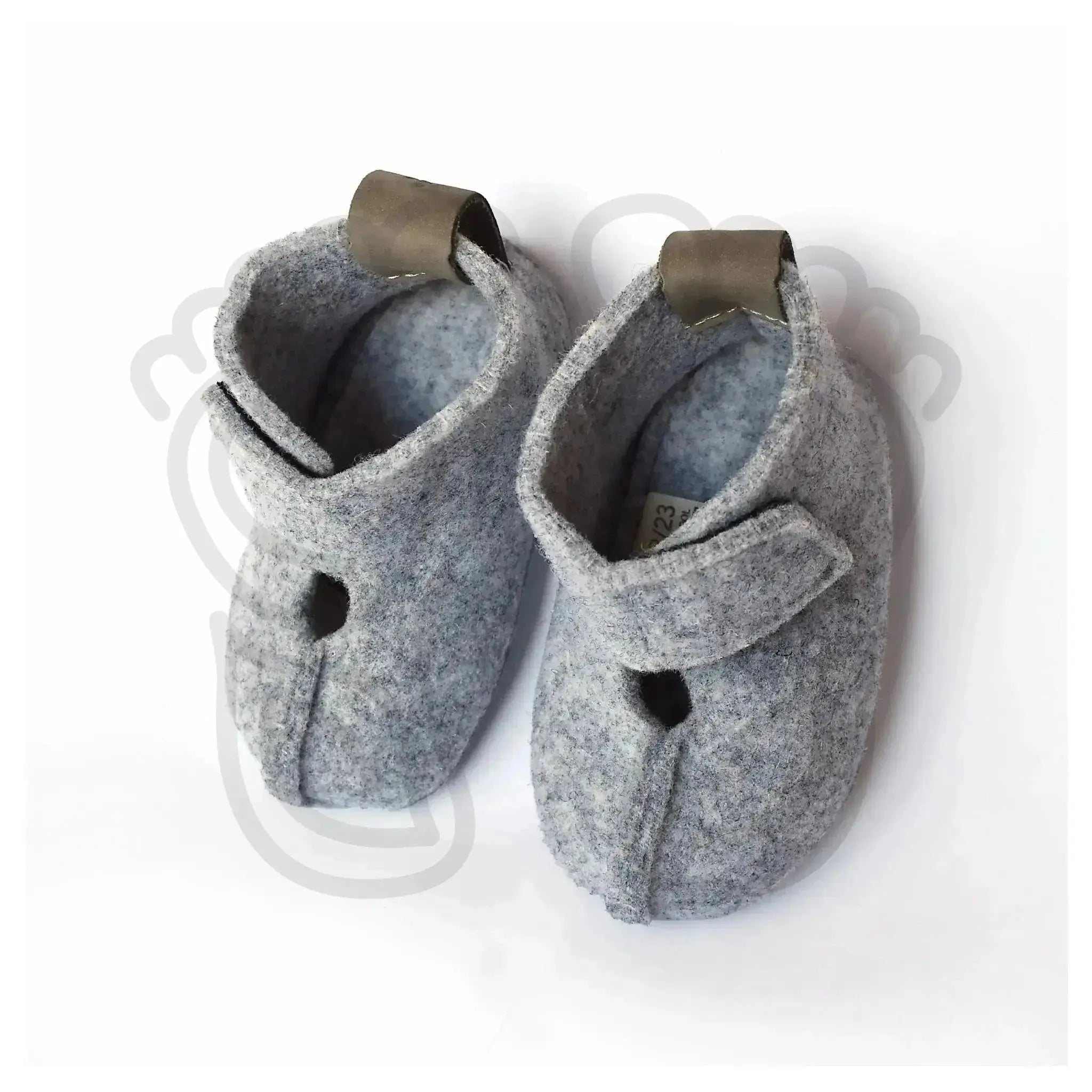 Omaking - Kaku Gris - chaussons barefoot en laine