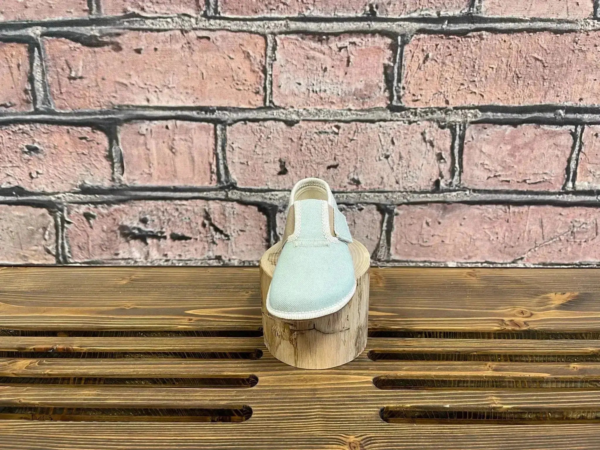Pegres - BF01u zapatillas algodón reciclado - menta