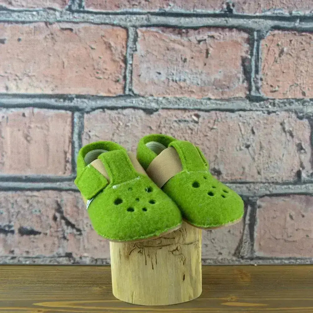 Pegres - BF04 - zapatillas de casa barefoot - verde
