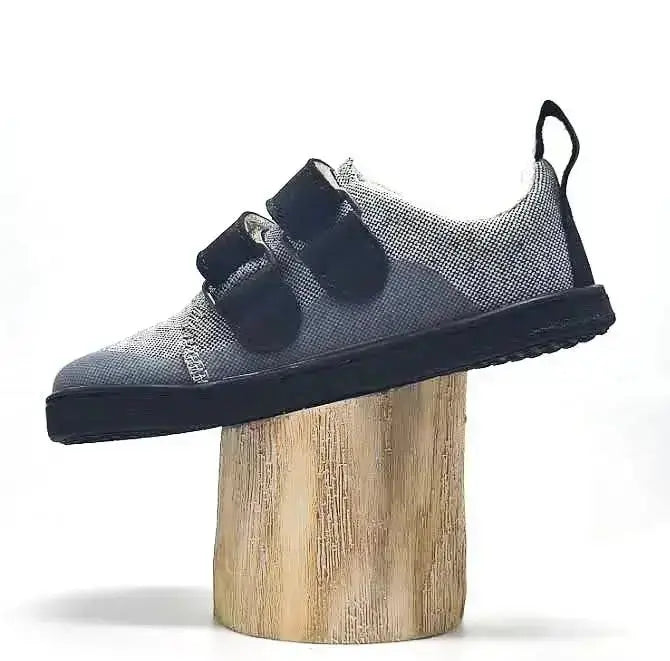 Pegres - BF57U black - lonetas barefoot infantiles negras