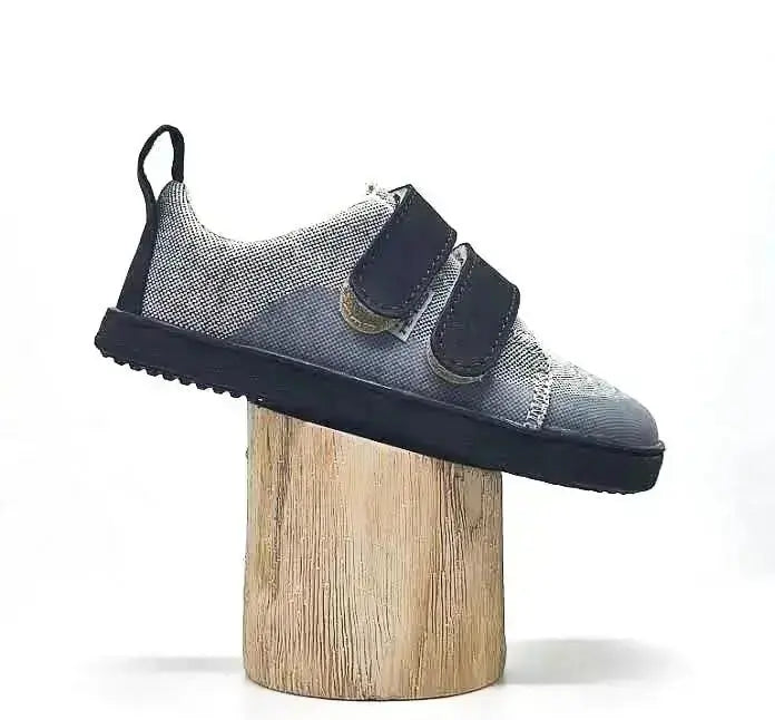 Pegres - BF57U black - lonetas barefoot infantiles negras