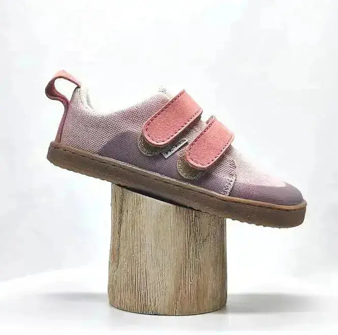 Pegres - BF57U rose - chaussures minimalistes en toile