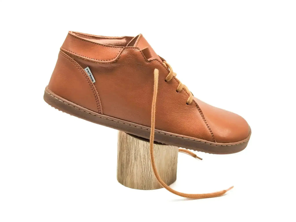 Pegres - BF80 0.1 brown - botines barefoot adulto