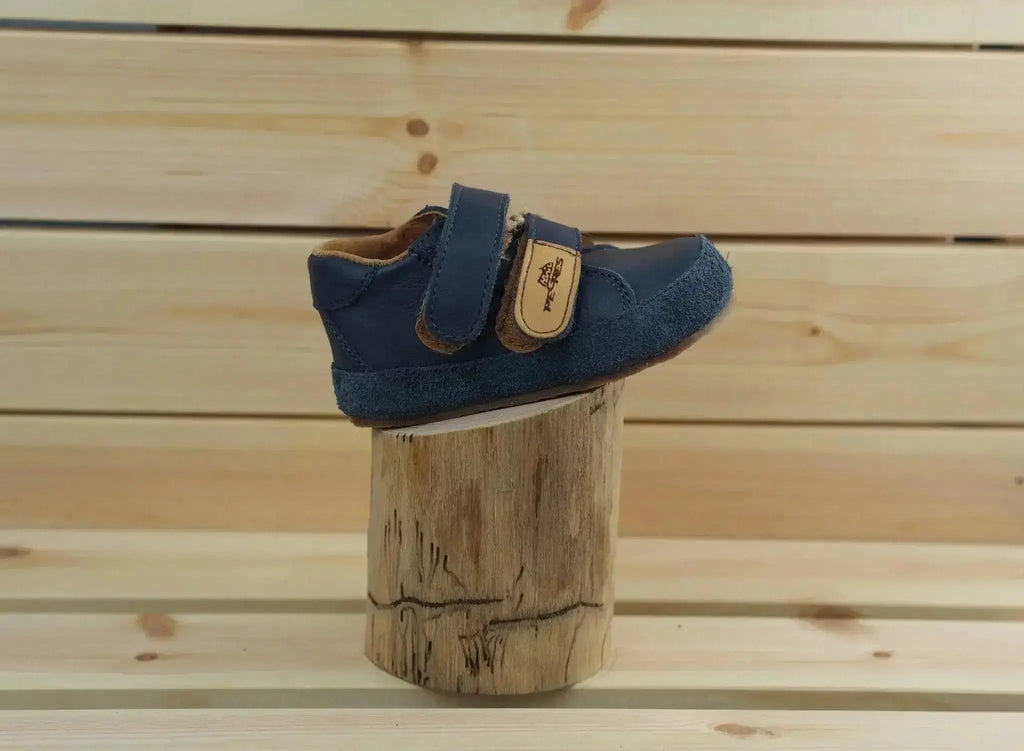 Pegres - Bose B1408 - botines barefoot colegiales - azul