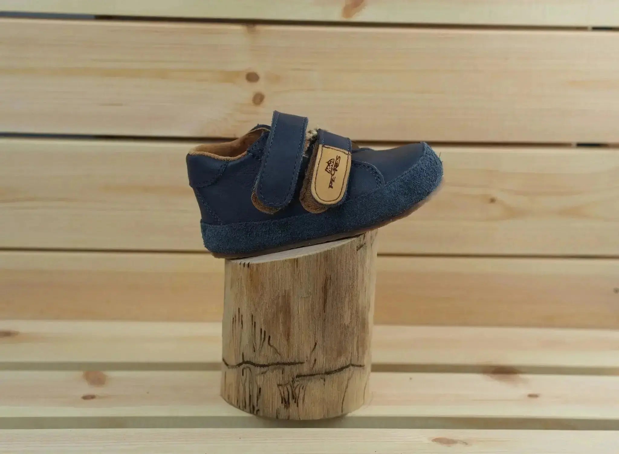 Pegres - Bose B1408 - botines barefoot colegiales - azul