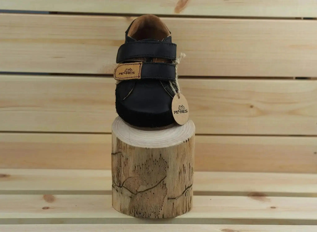 Pegres - Bose B1408 - botines barefoot colegiales - negro