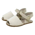 Piruflex - PF326-5 Lino Blanco - Menorquinas barefoot infantiles