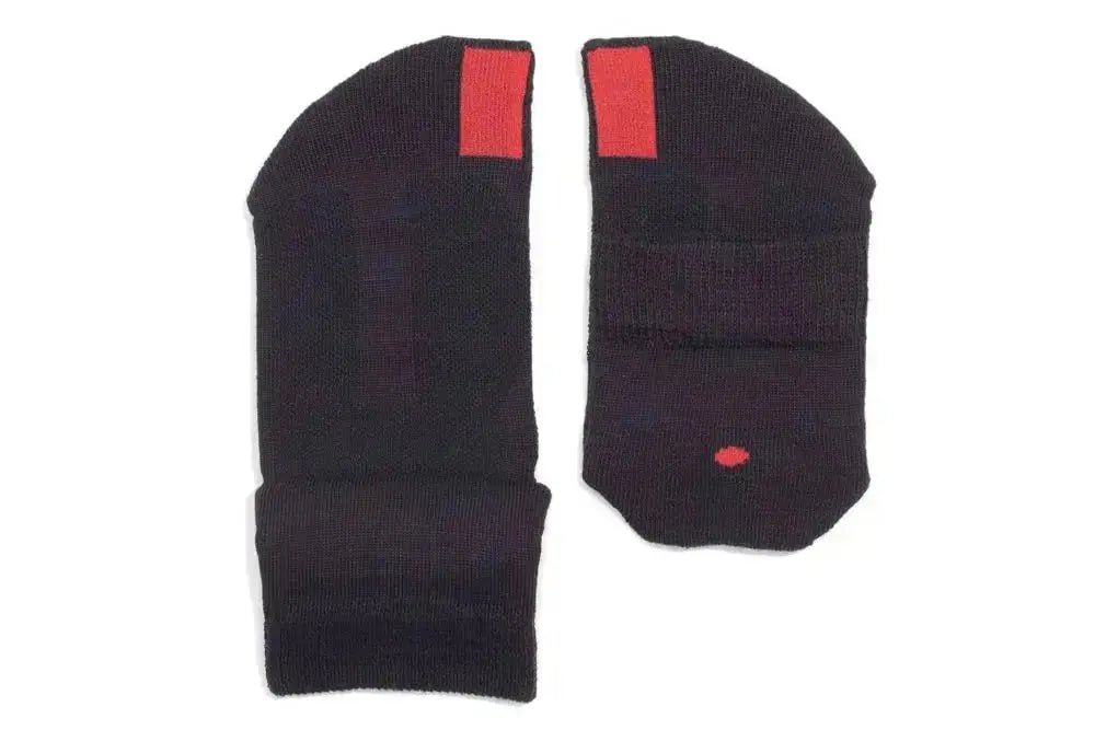 Plus12 - Coton Noir - chaussettes respectueuses courtes