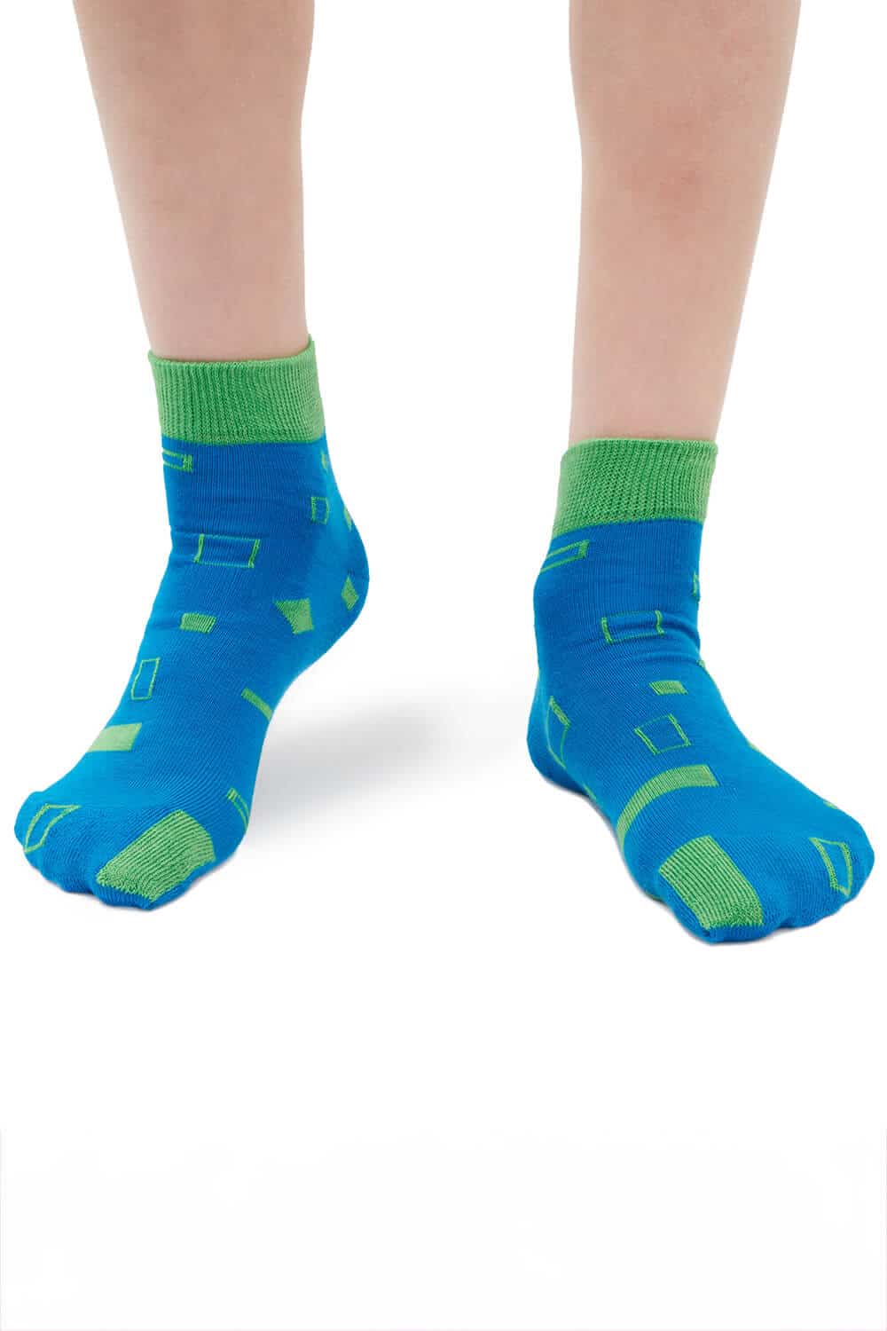 Plus12 - Emma Cotton - Chaussettes barefoot mi-hautes