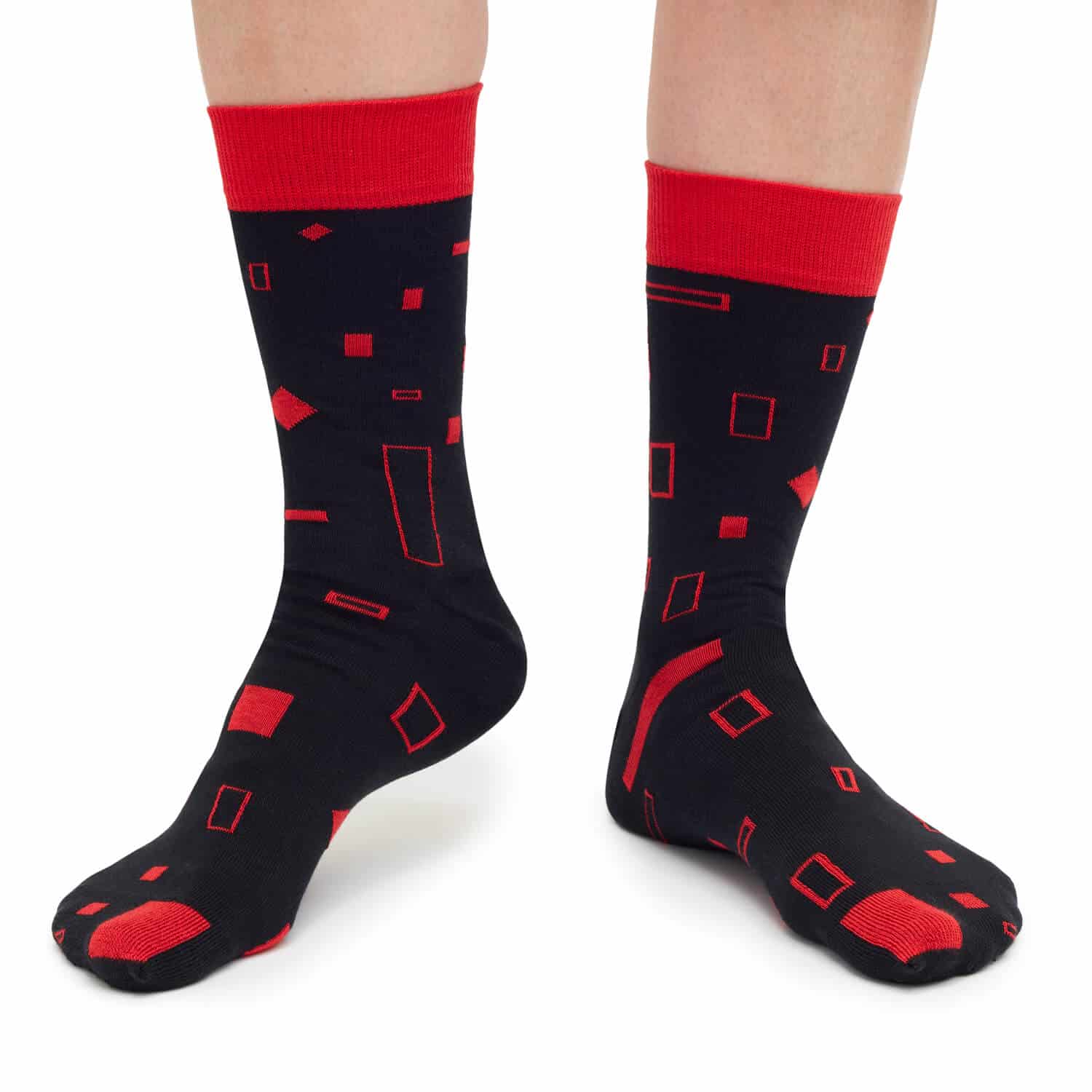 Plus12 - Emma Cotton - chaussettes barefoot mi-mollet