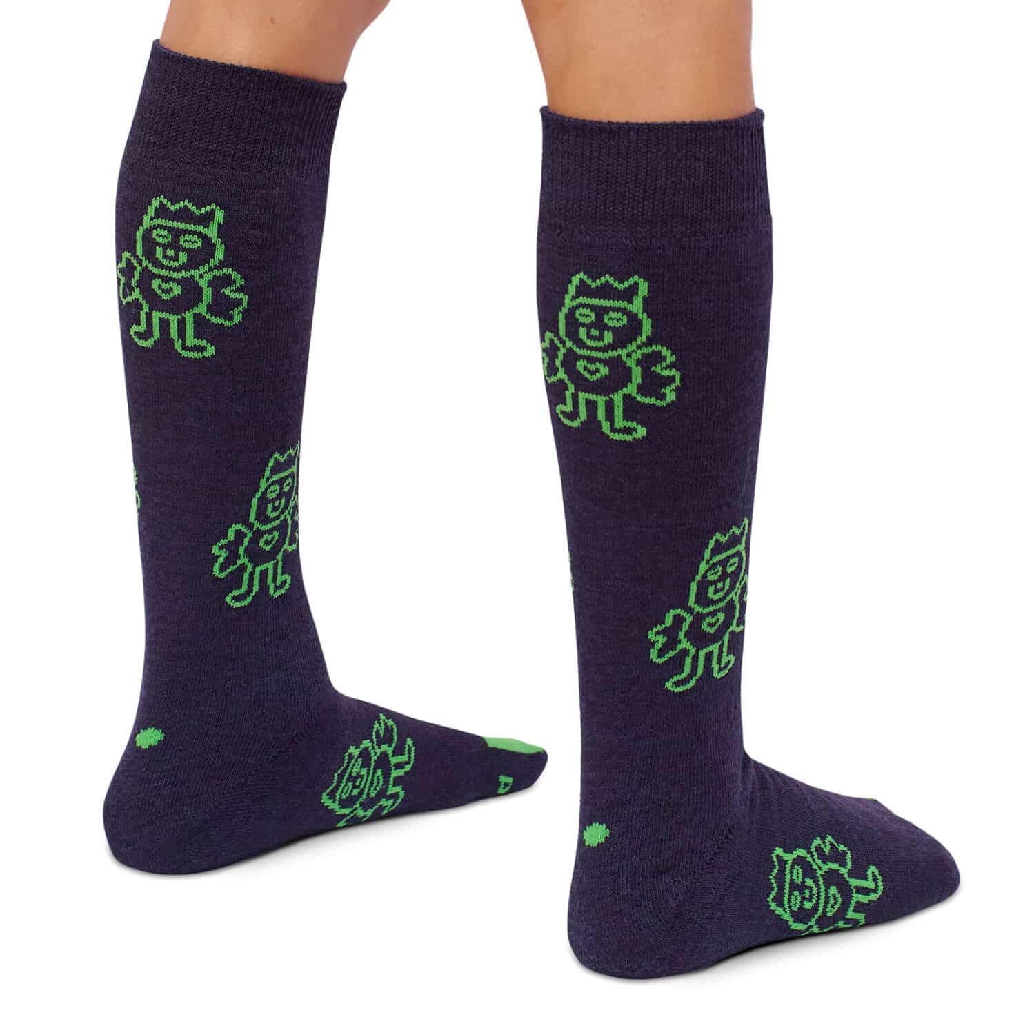 Plus12 - Little Angels Merino - chaussettes barefoot mi-mollet